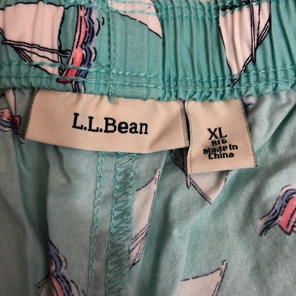 ❌SOLD❌LL Bean Nautical Boat Print Casual Shorts - Picture 4 of 7